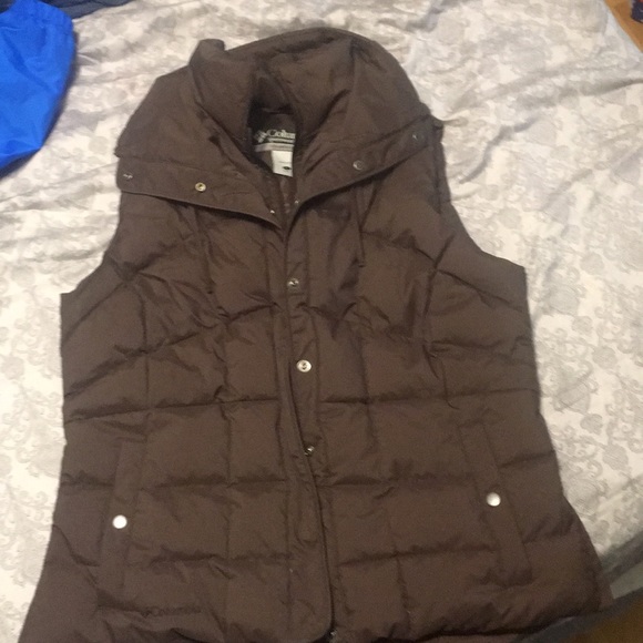 columbia down vest